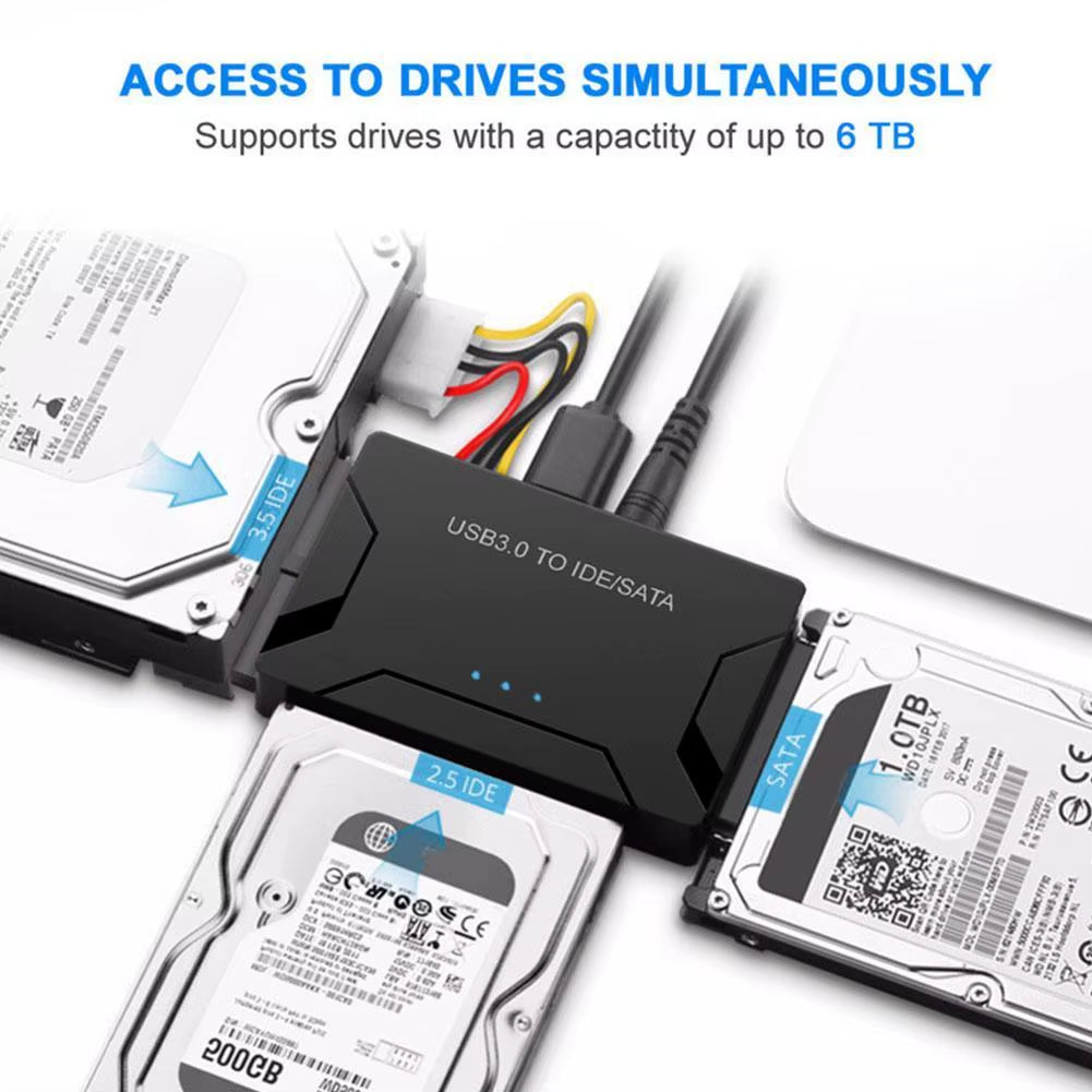 New Zilkee Ultra Recovery Converter USB 3.0 Sata HDD SSD Hard Disk Drive Data Transfer Converter SATA Adapter Cable Adapter